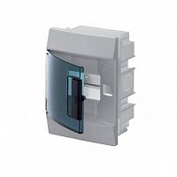 Распределительный шкаф Mistral41 4 мод., IP41, встраиваемый, термопласт, зеленая дверь |  код. 1SLM004100A1200 |  ABB